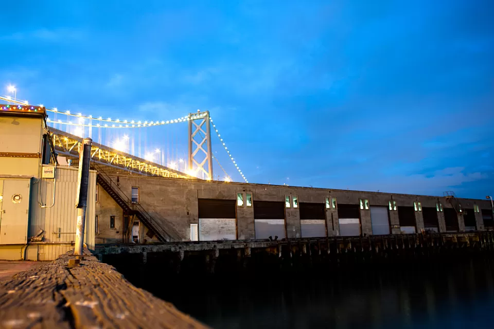 harbor and Bay Bridge